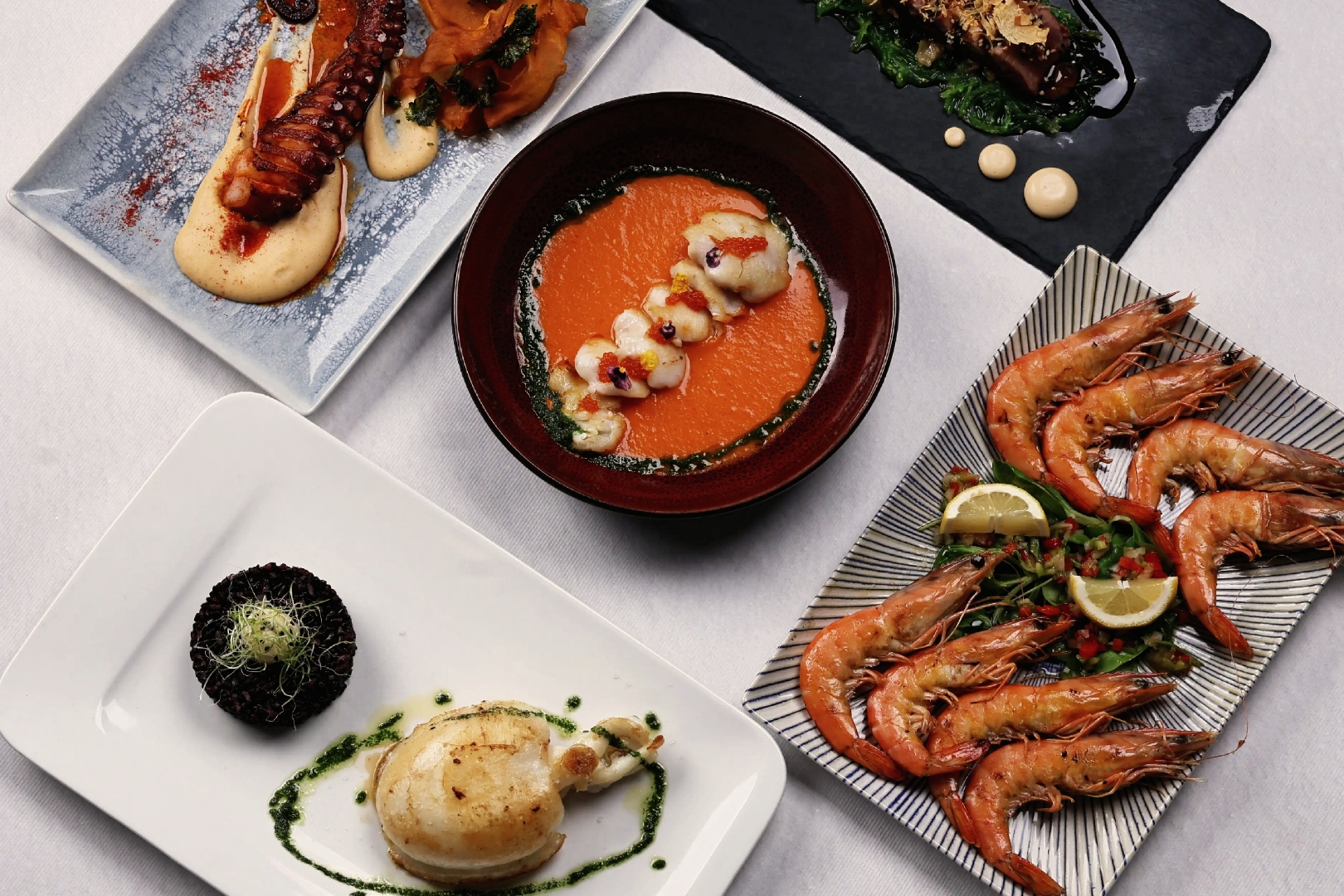 Gourmet dishes at Sentzumen